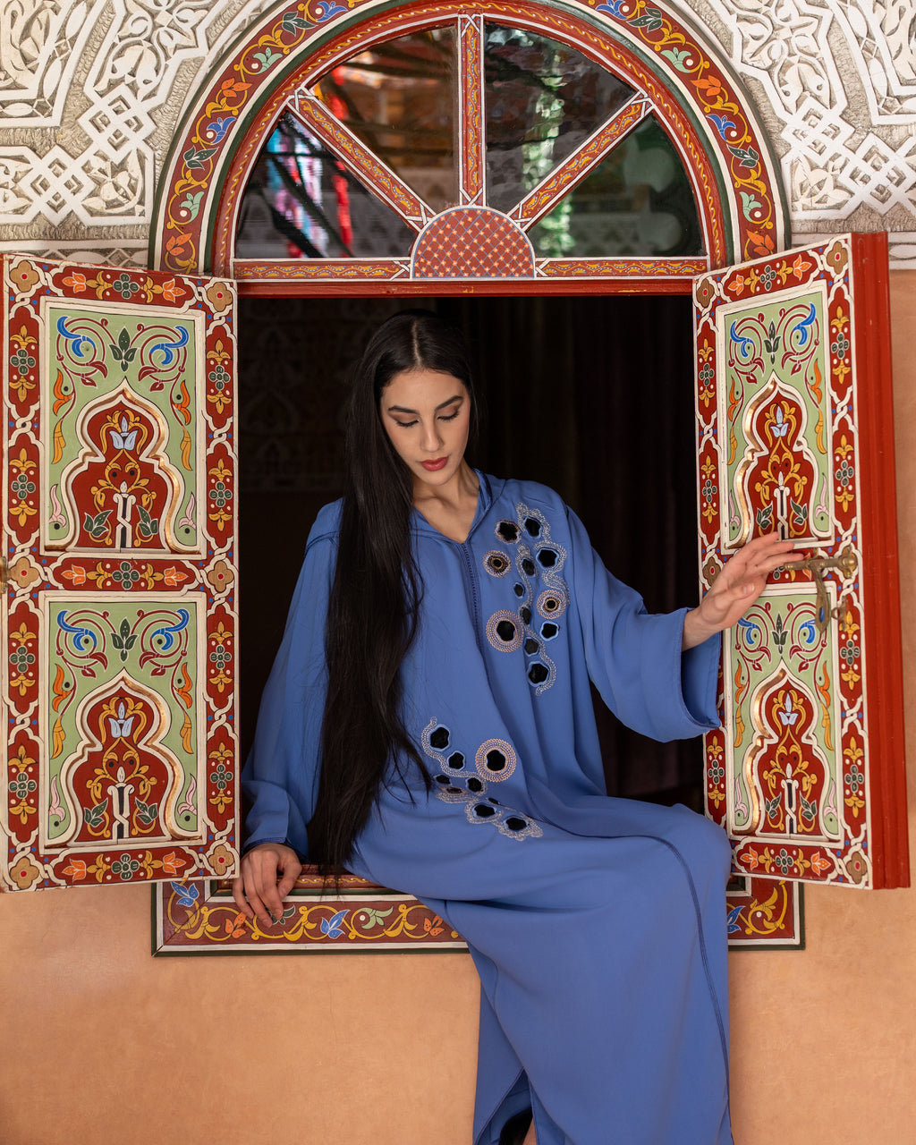 DJELLABA BLEU