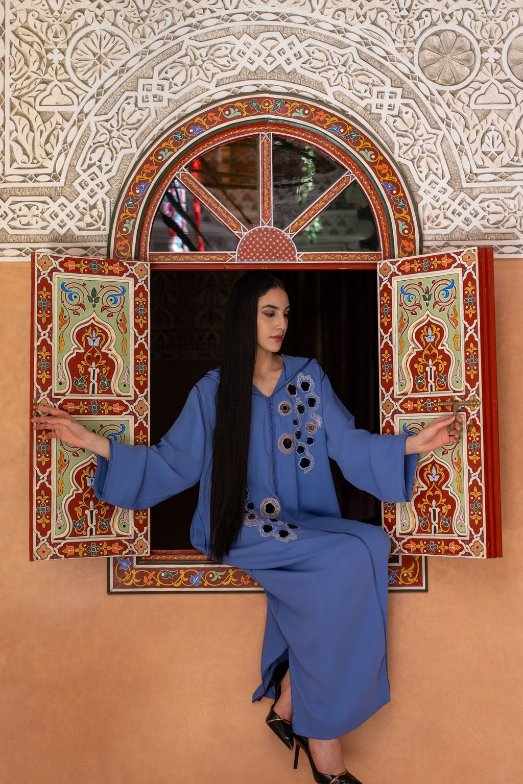 DJELLABA BLEU