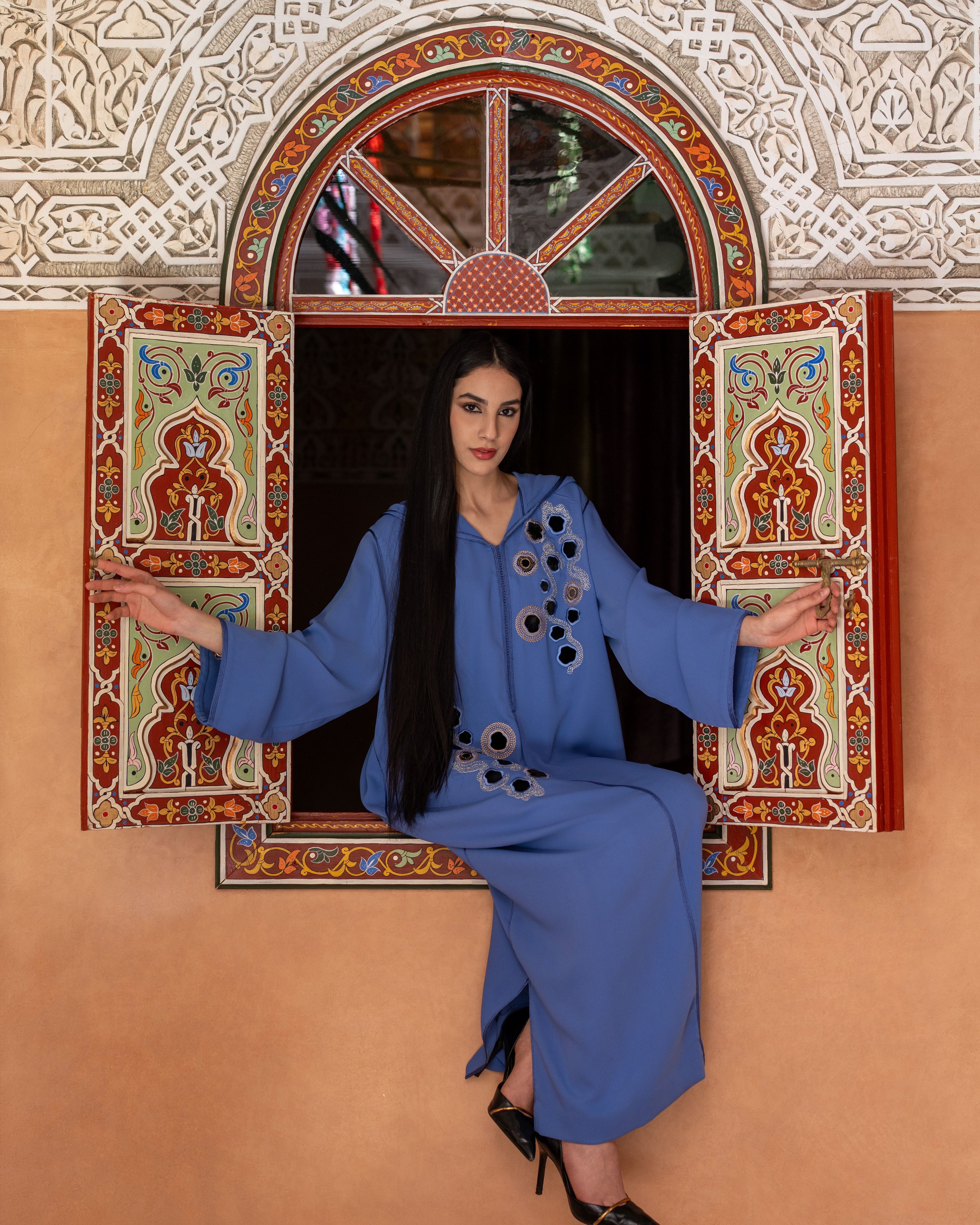 DJELLABA BLEU