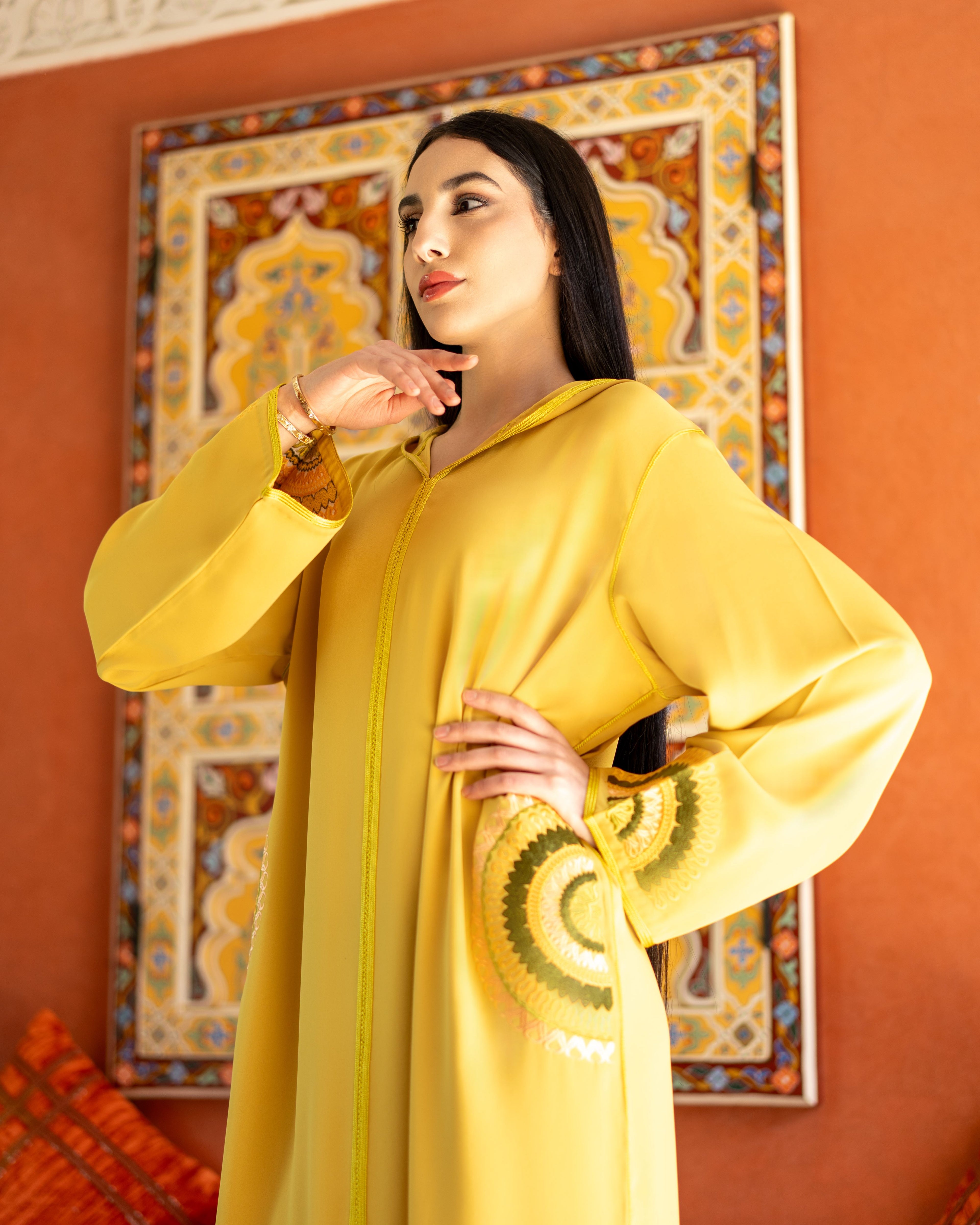 DJELLABA JAUNE