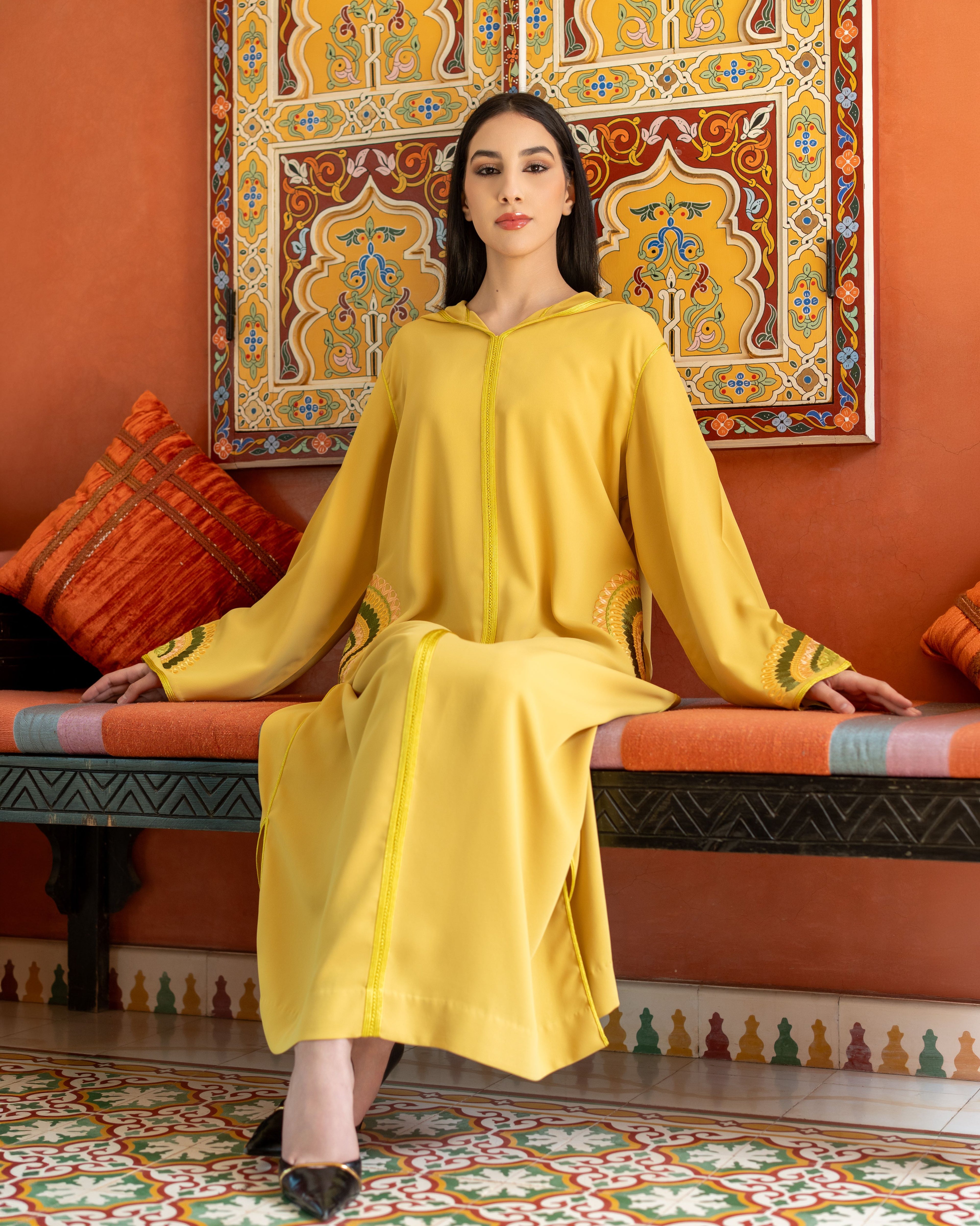 DJELLABA JAUNE