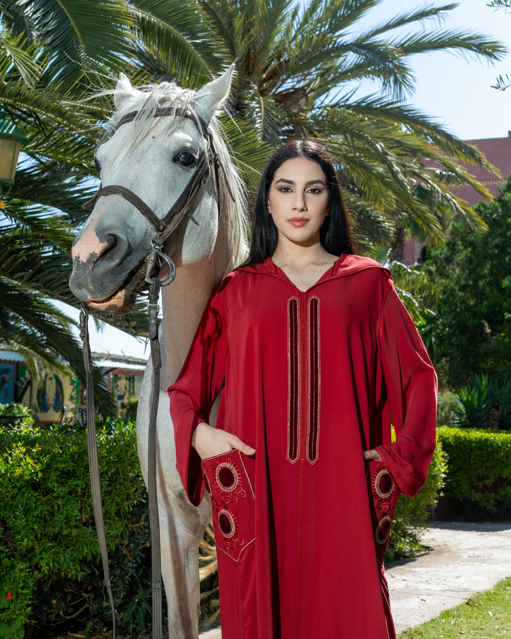 DJELLABA ROUGE