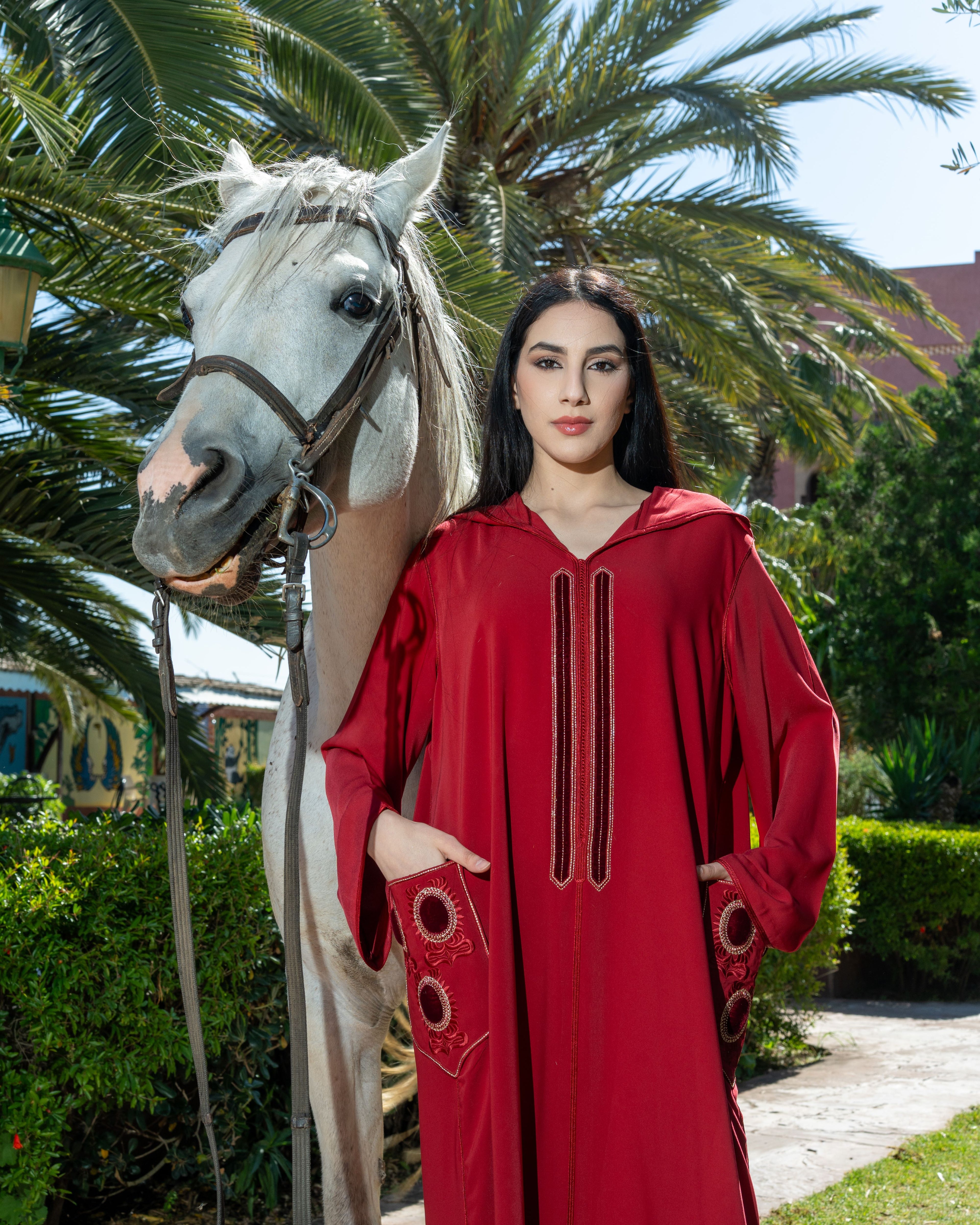 DJELLABA ROUGE