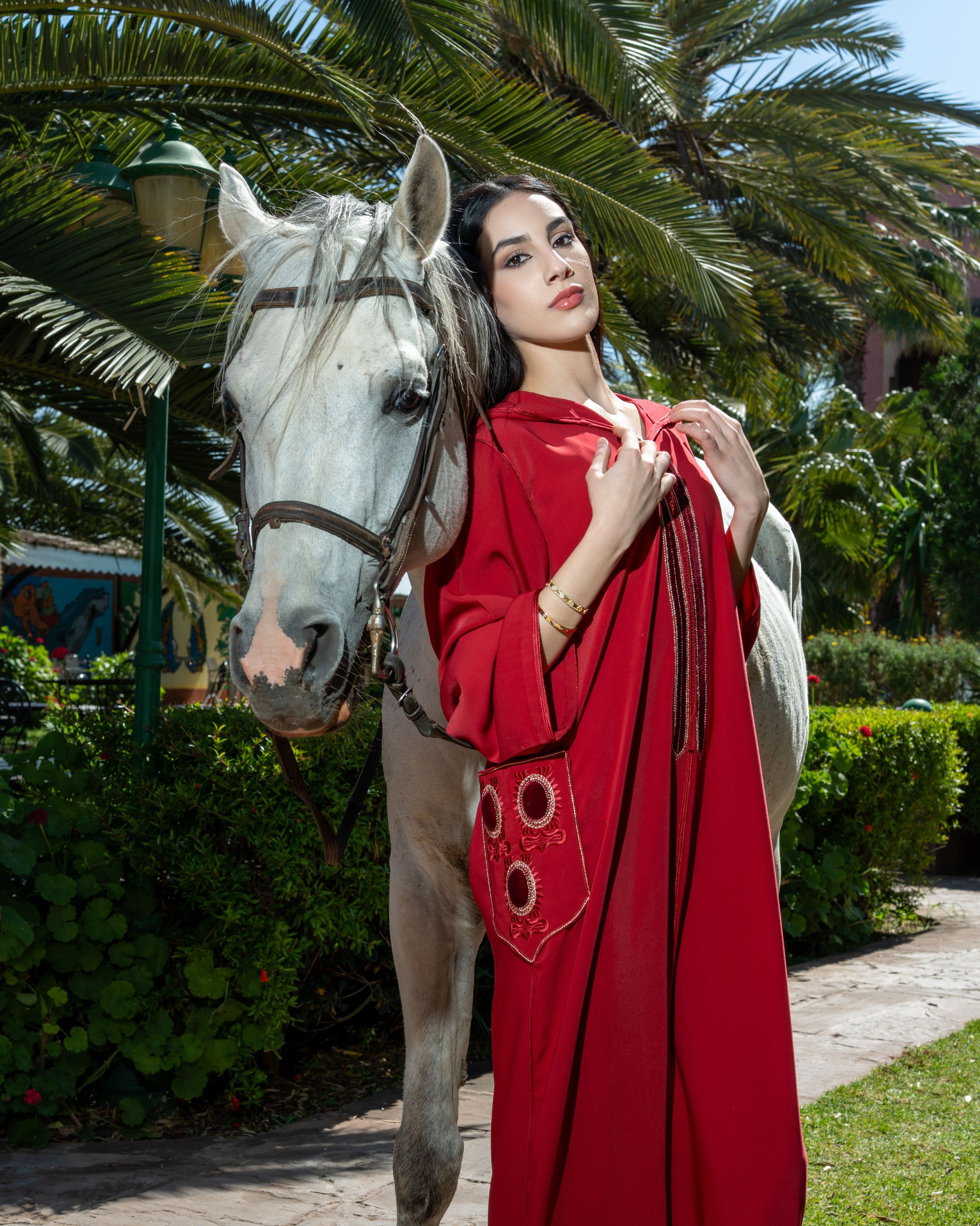 DJELLABA ROUGE