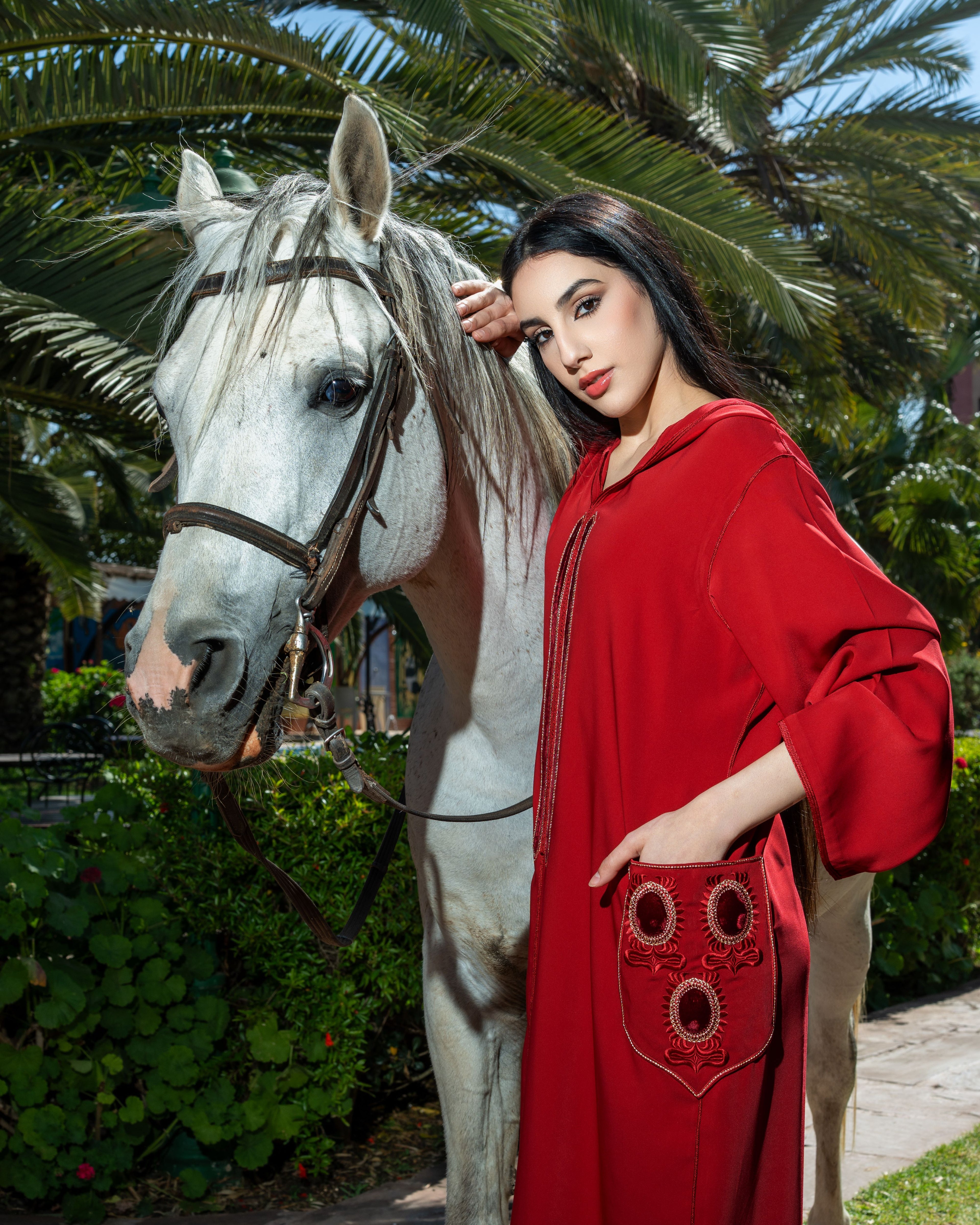 DJELLABA ROUGE